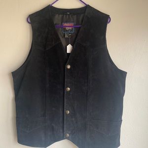 Genuine Leather Suede Cripple Creek Vest
